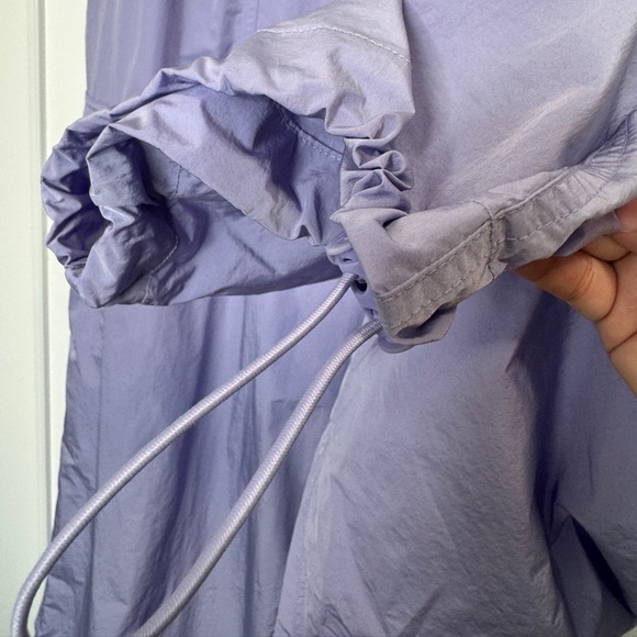 PINK Victoria's Secret Satin Parachute Cargo Pants Lavender - Picture 11 of 15